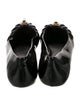 Marc Jacobs Patent Leather Ruffle Embellishment Ballet Flats