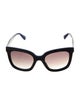 Marc Jacobs Oversize Gradient Sunglasses