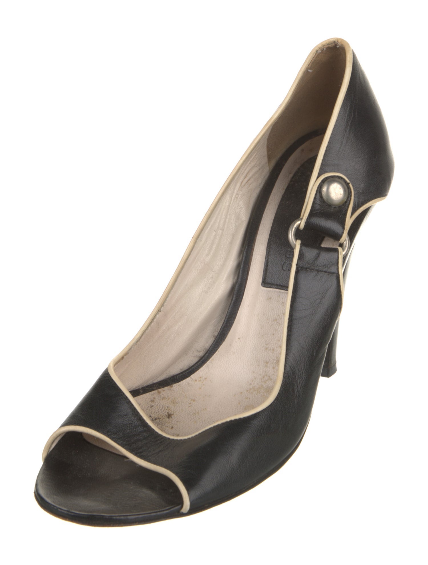 Marc Jacobs Leather D'Orsay Pumps