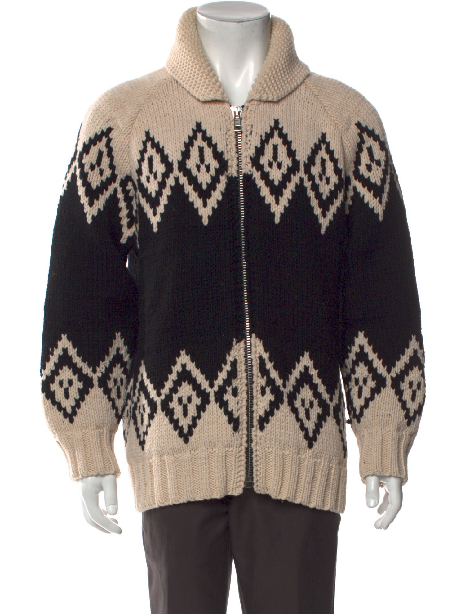 Marc Jacobs Merino Wool Printed Cardigan