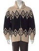 Marc Jacobs Merino Wool Printed Cardigan