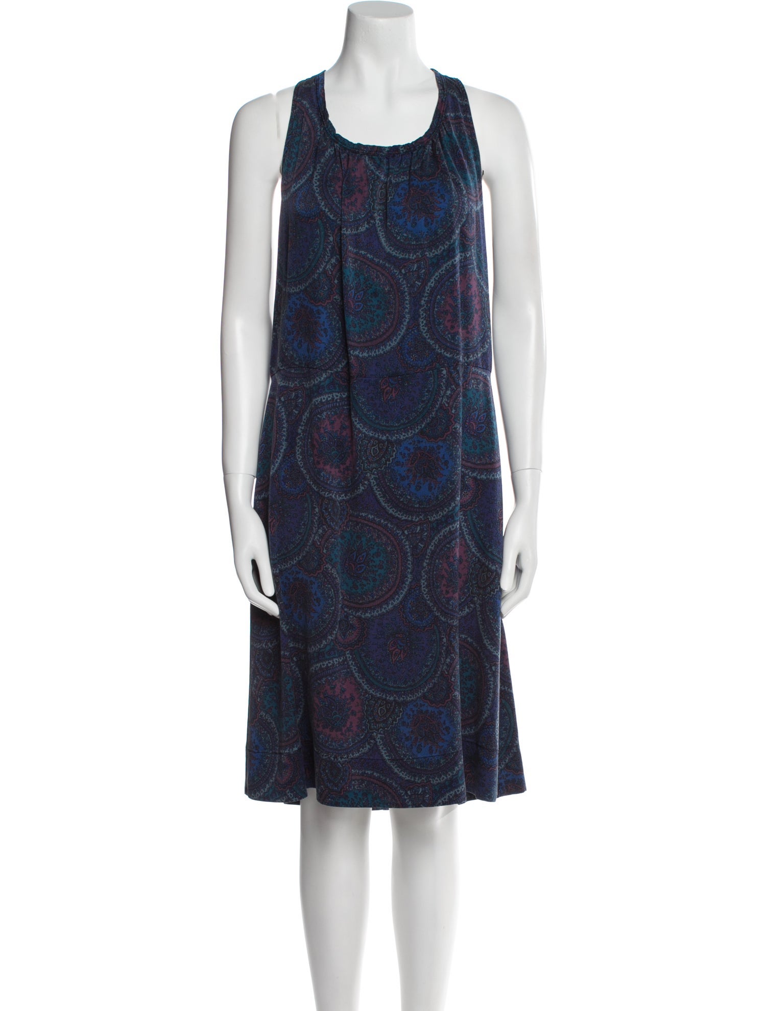 Marc Jacobs Paisley Print Knee-Length Dress