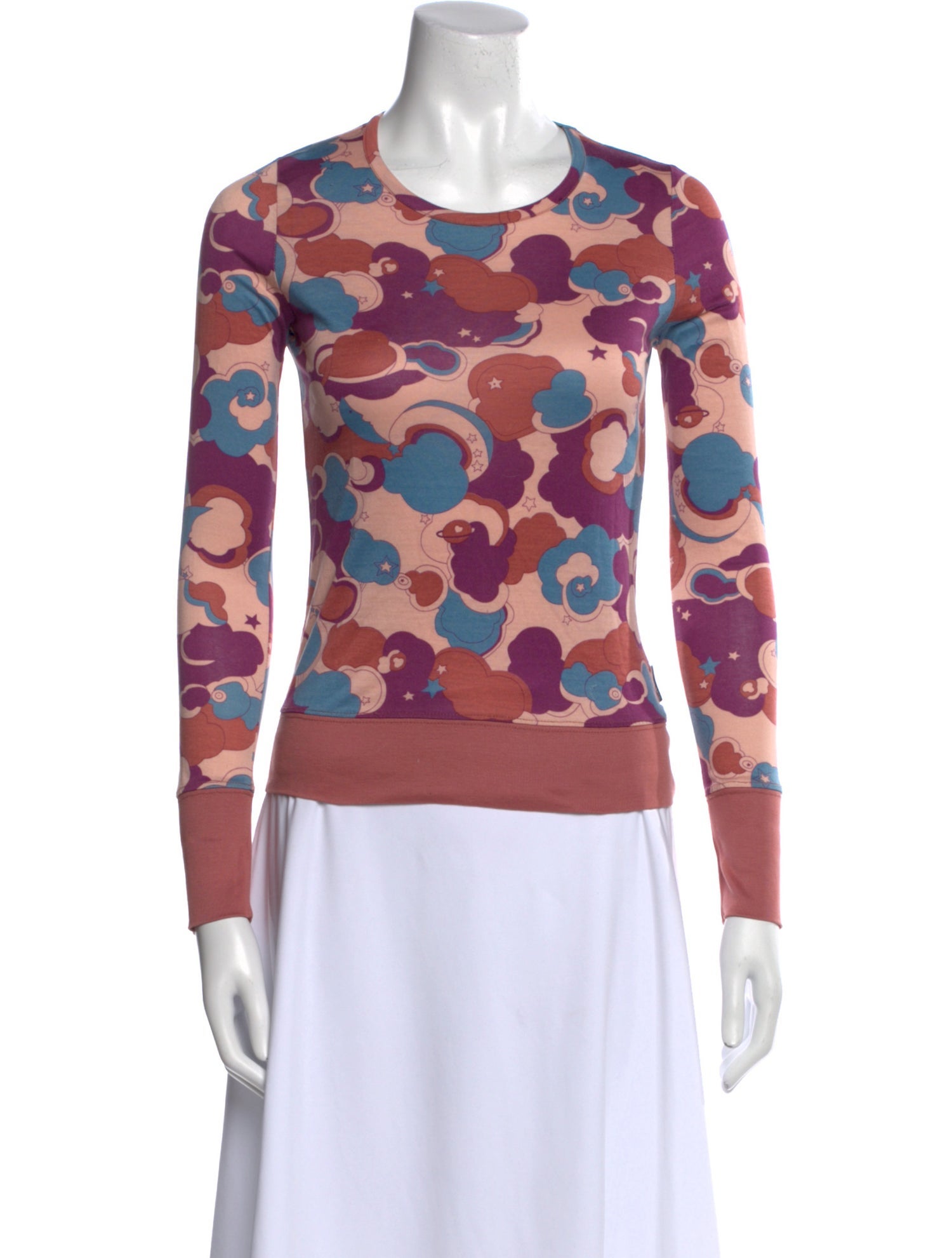 Marc Jacobs Printed Crew Neck Sweatshirt