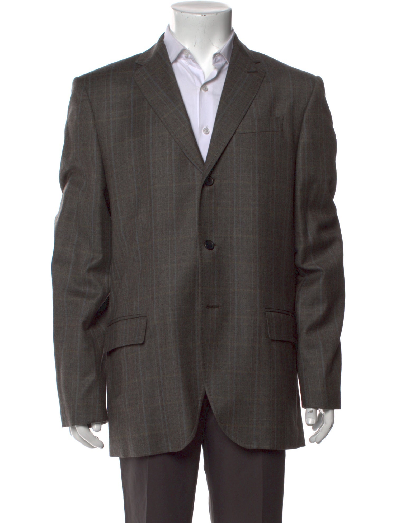 Marc Jacobs Virgin Wool Plaid Print Blazer