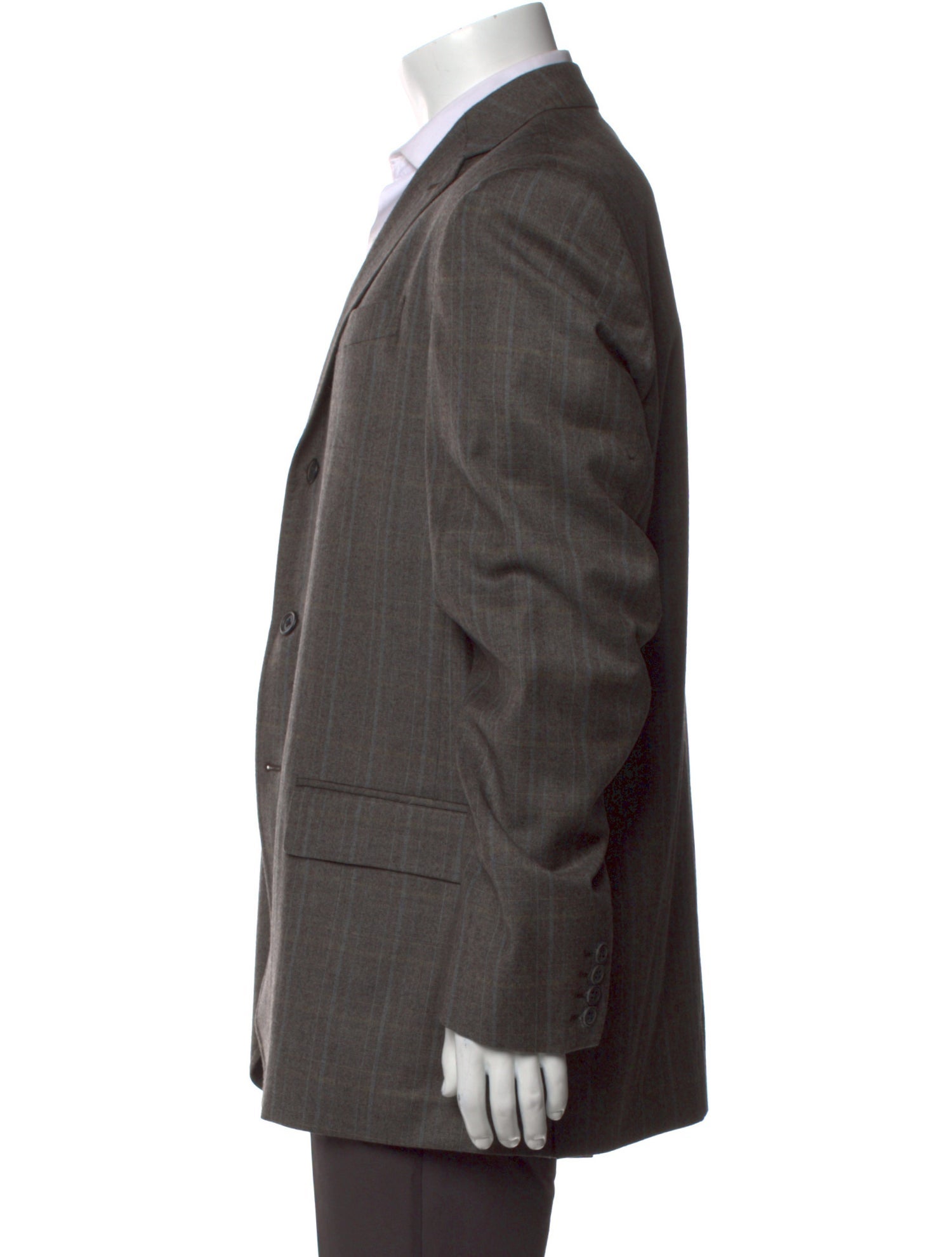 Marc Jacobs Virgin Wool Plaid Print Blazer