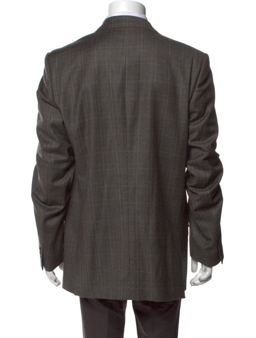 Marc Jacobs Virgin Wool Plaid Print Blazer