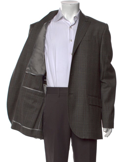 Marc Jacobs Virgin Wool Plaid Print Blazer