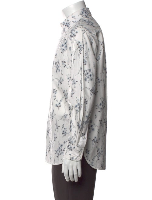 Marc Jacobs Floral Print Long Sleeve Dress Shirt
