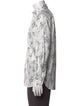 Marc Jacobs Floral Print Long Sleeve Dress Shirt