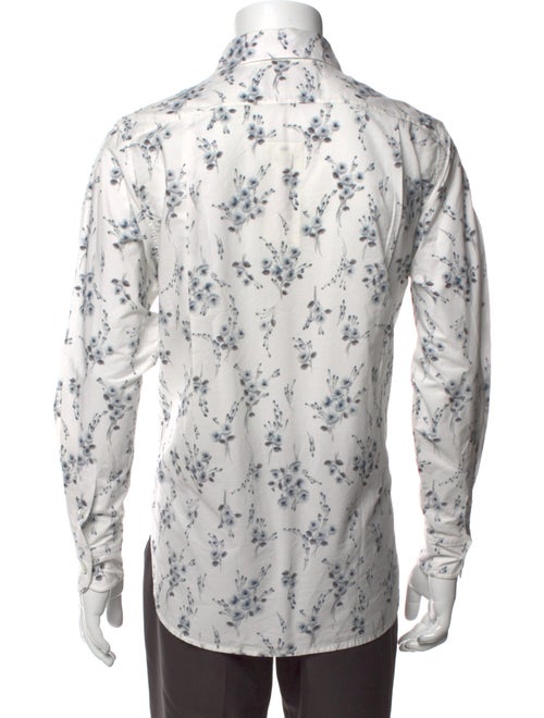Marc Jacobs Floral Print Long Sleeve Dress Shirt