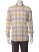 Marc Jacobs Plaid Print Long Sleeve Dress Shirt
