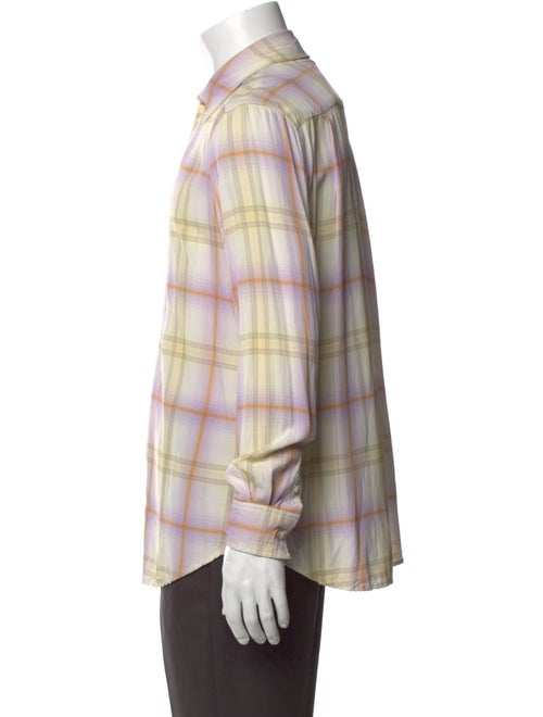 Marc Jacobs Plaid Print Long Sleeve Dress Shirt