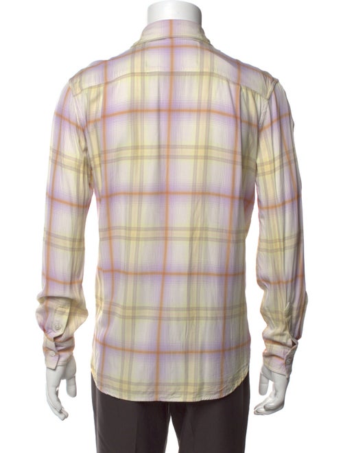 Marc Jacobs Plaid Print Long Sleeve Dress Shirt