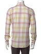 Marc Jacobs Plaid Print Long Sleeve Dress Shirt