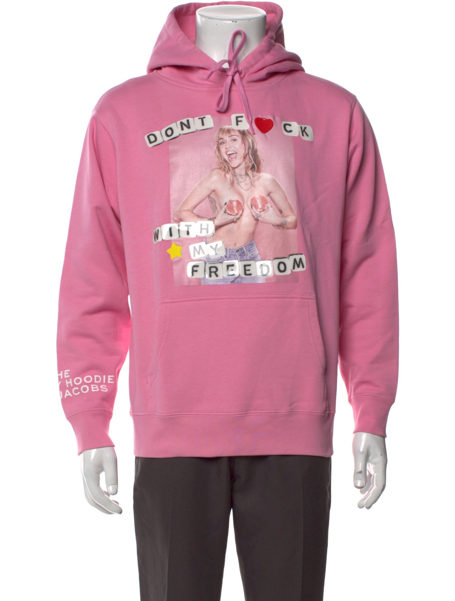 Marc Jacobs Graphic Print Crew Neck Hoodie