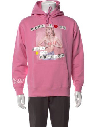 Marc Jacobs Graphic Print Crew Neck Hoodie