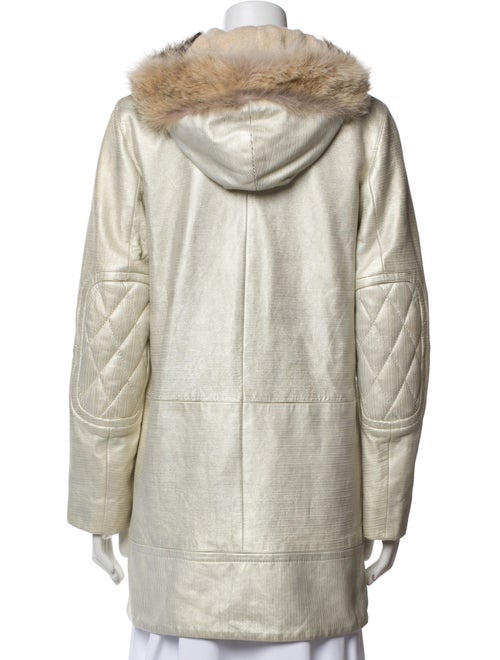 Marc Jacobs Leather Faux Fur Coat