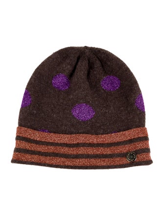 Marc by Marc Jacobs Wool Printed Beanie
