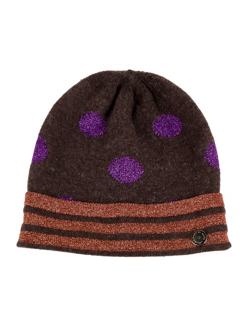 Marc by Marc Jacobs Wool Printed Beanie