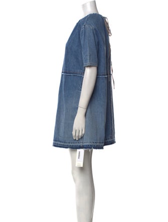 Marc Jacobs Crew Neck Mini Dress