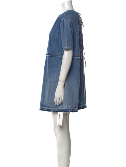 Marc Jacobs Crew Neck Mini Dress