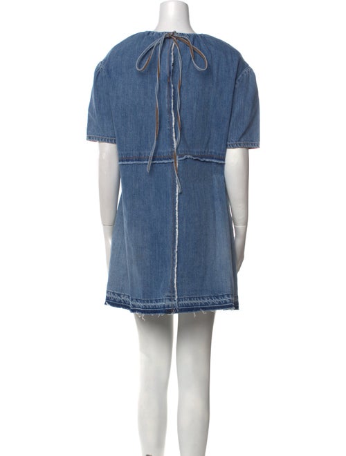 Marc Jacobs Crew Neck Mini Dress