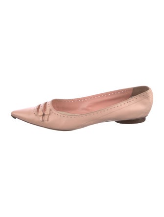 Marc Jacobs Leather Lasercut Accents Flats