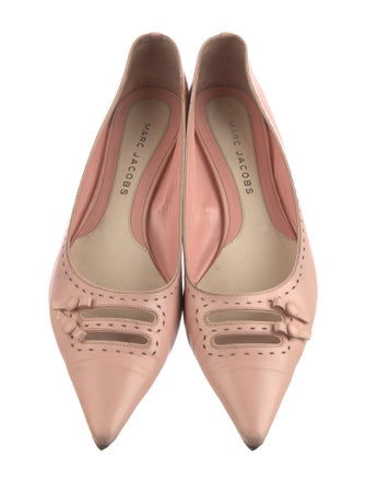 Marc Jacobs Leather Lasercut Accents Flats