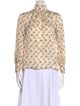 Marc Jacobs Silk Printed Blouse