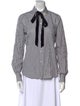 Marc Jacobs Striped Long Sleeve Button-Up Top