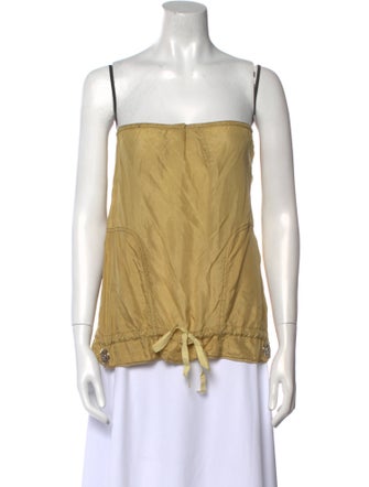 Marc Jacobs Silk Square Neckline Top