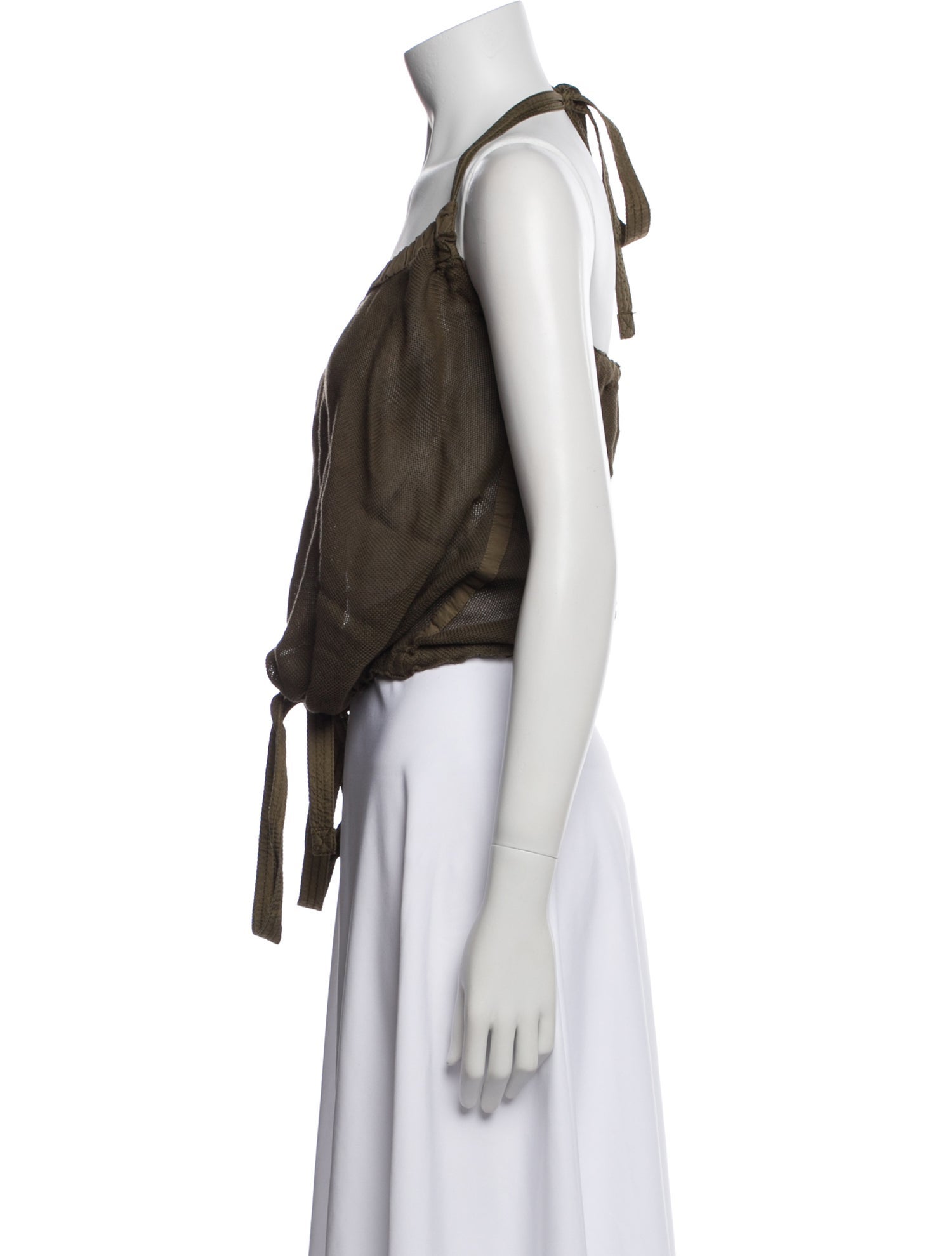 Marc Jacobs Halterneck Sleeveless Crop Top