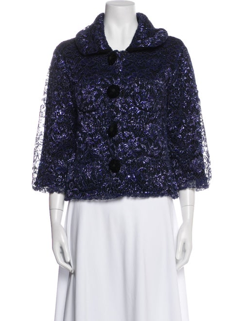 Marc Jacobs Cashmere Printed Evening Jacket