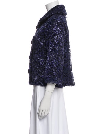 Marc Jacobs Cashmere Printed Evening Jacket