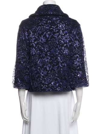 Marc Jacobs Cashmere Printed Evening Jacket