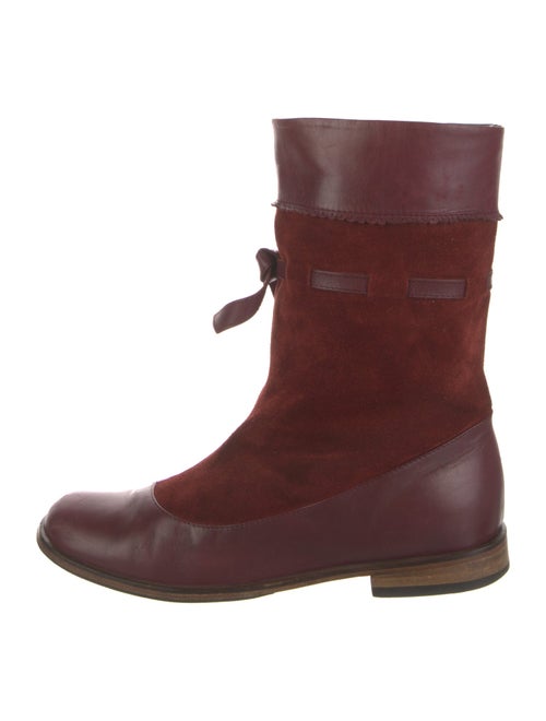 Marc Jacobs Suede Combat Boots