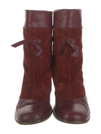 Marc Jacobs Suede Combat Boots