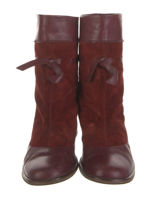 Marc Jacobs Suede Combat Boots