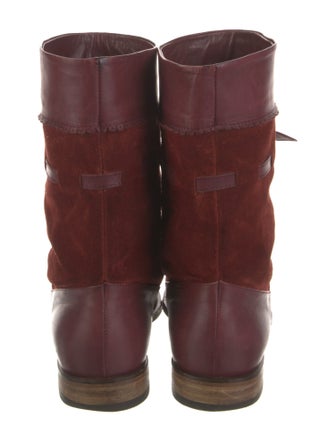 Marc Jacobs Suede Combat Boots