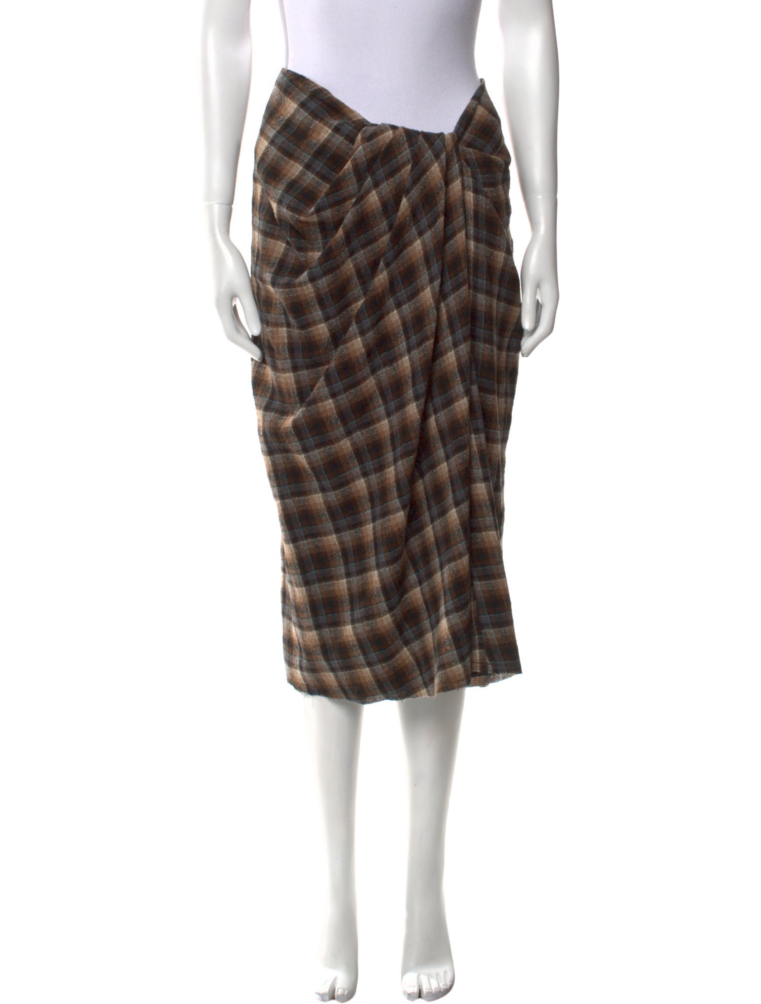 Marc Jacobs Wool Midi Length Skirt