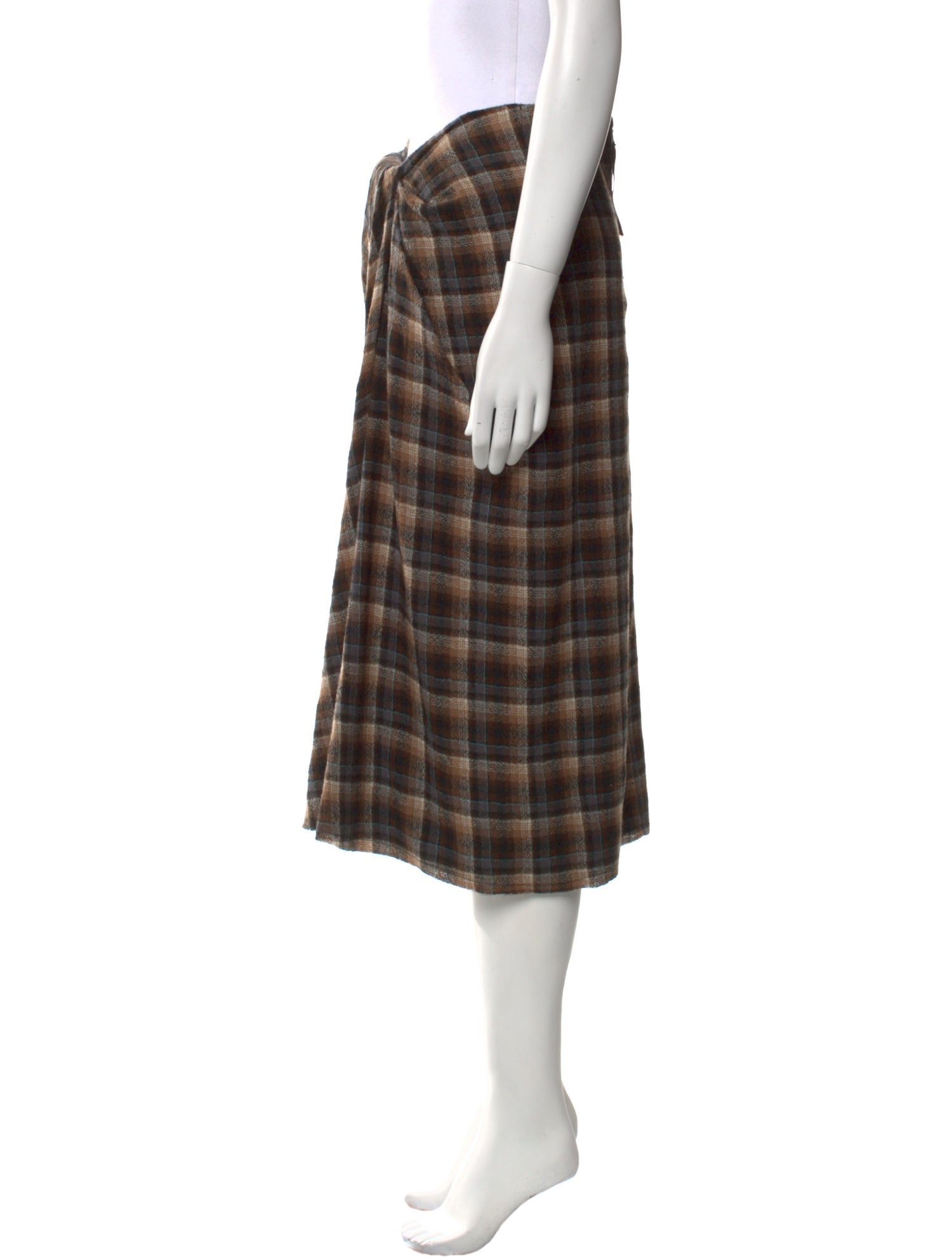 Marc Jacobs Wool Midi Length Skirt