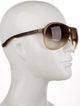 Marc Jacobs Aviator Gradient Sunglasses