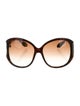 Marc Jacobs Oversize Gradient Sunglasses