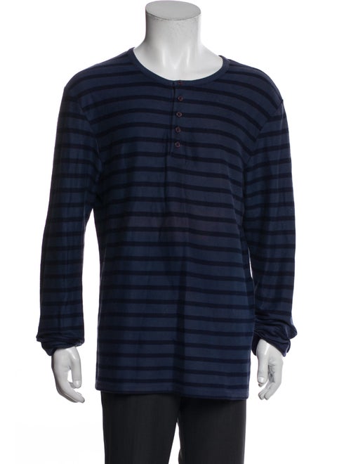Marc Jacobs Striped Crew Neck Cardigan