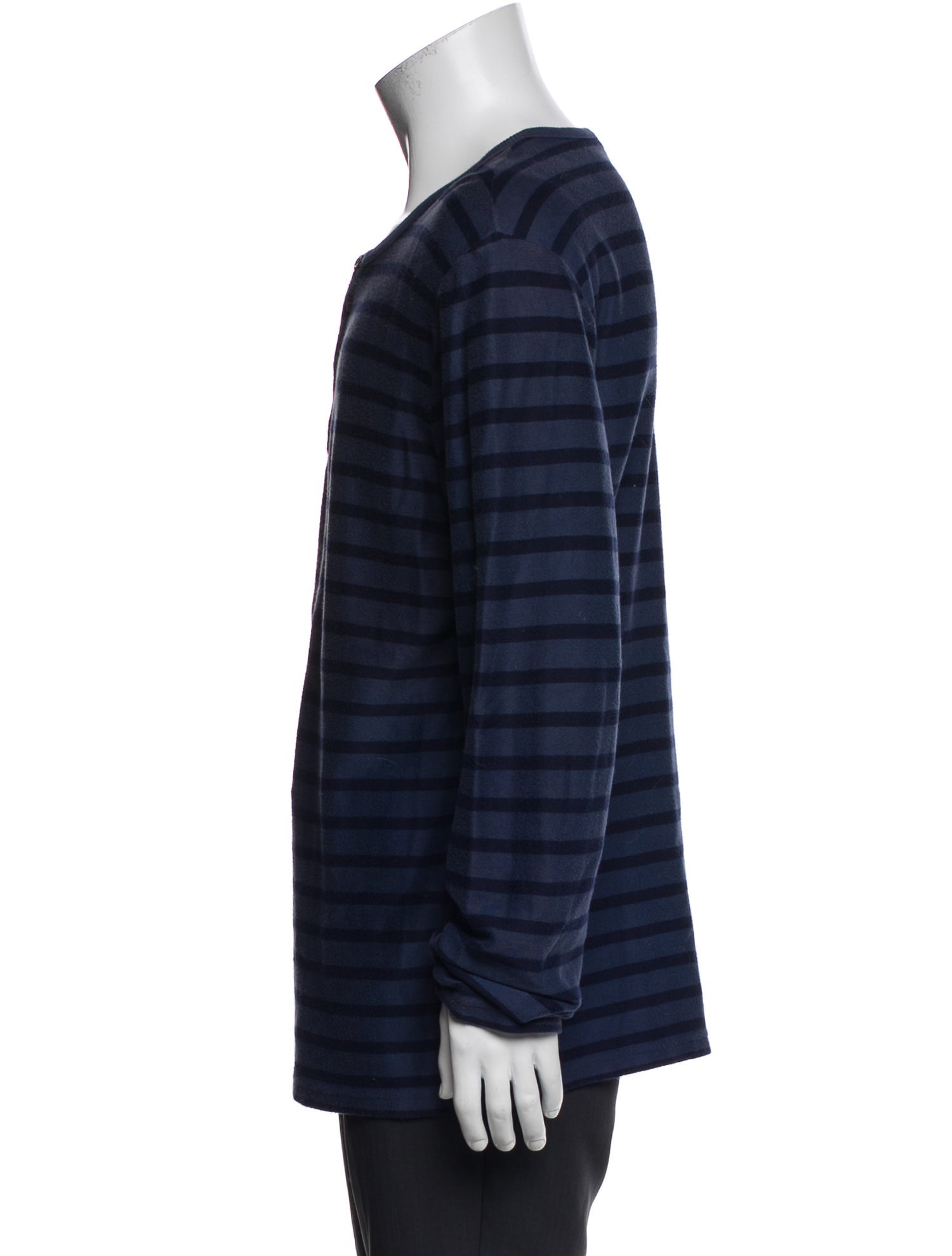 Marc Jacobs Striped Crew Neck Cardigan