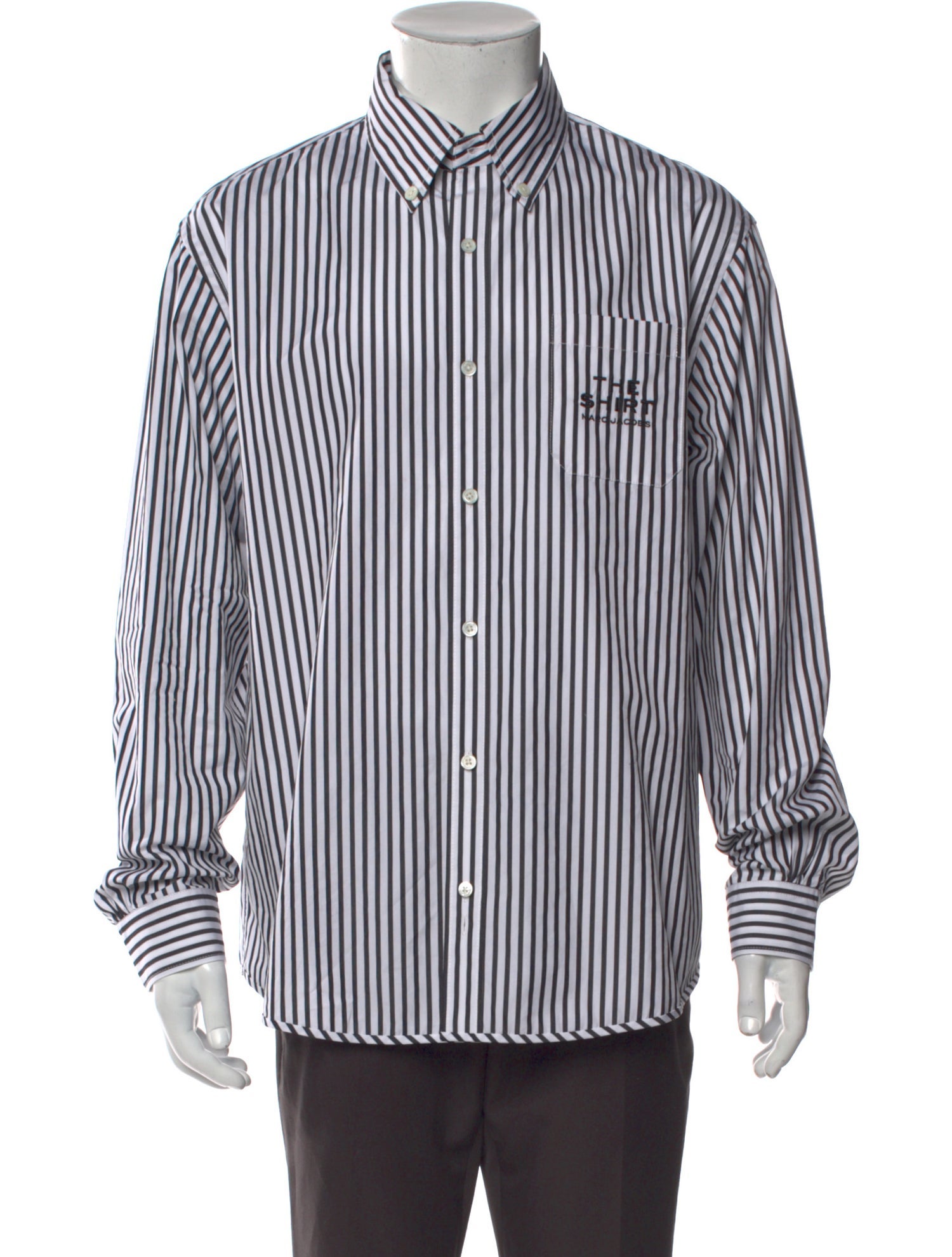 Marc Jacobs Striped Long Sleeve Dress Shirt