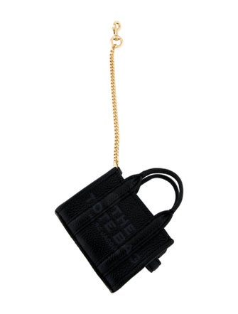 Marc Jacobs Printed Leather Keychain