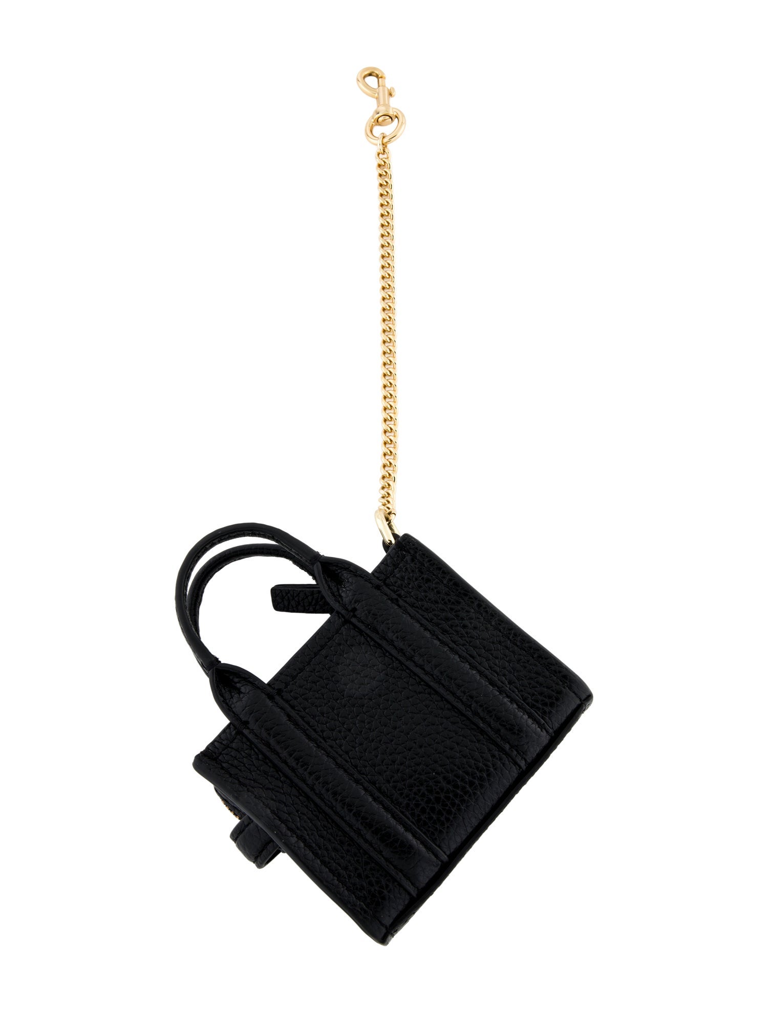 Marc Jacobs Printed Leather Keychain