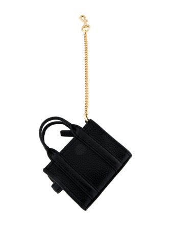 Marc Jacobs Printed Leather Keychain
