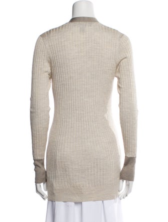 Marc Jacobs Silk Colorblock Pattern Sweater